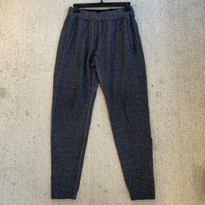 Lululemon mens surge jogger SMALL Heather grey zipper pockets
